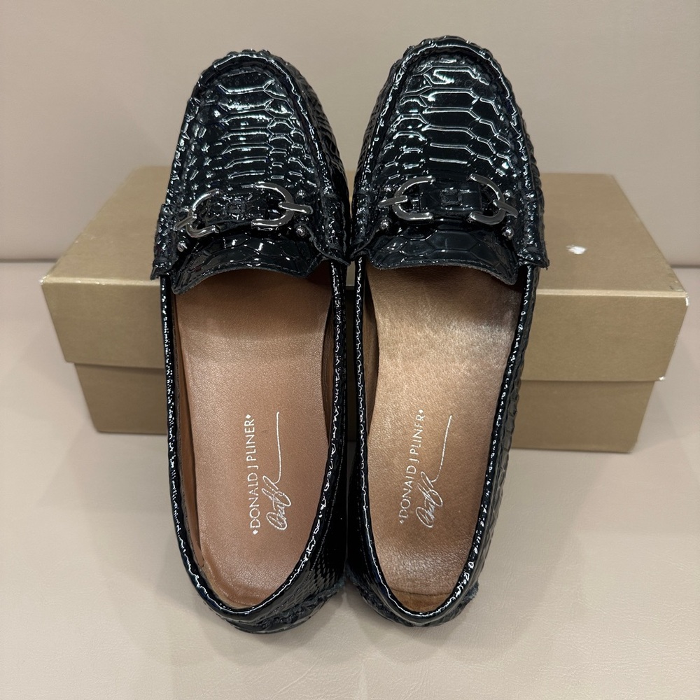 Donald Pliner Python Print Loafers - image 4